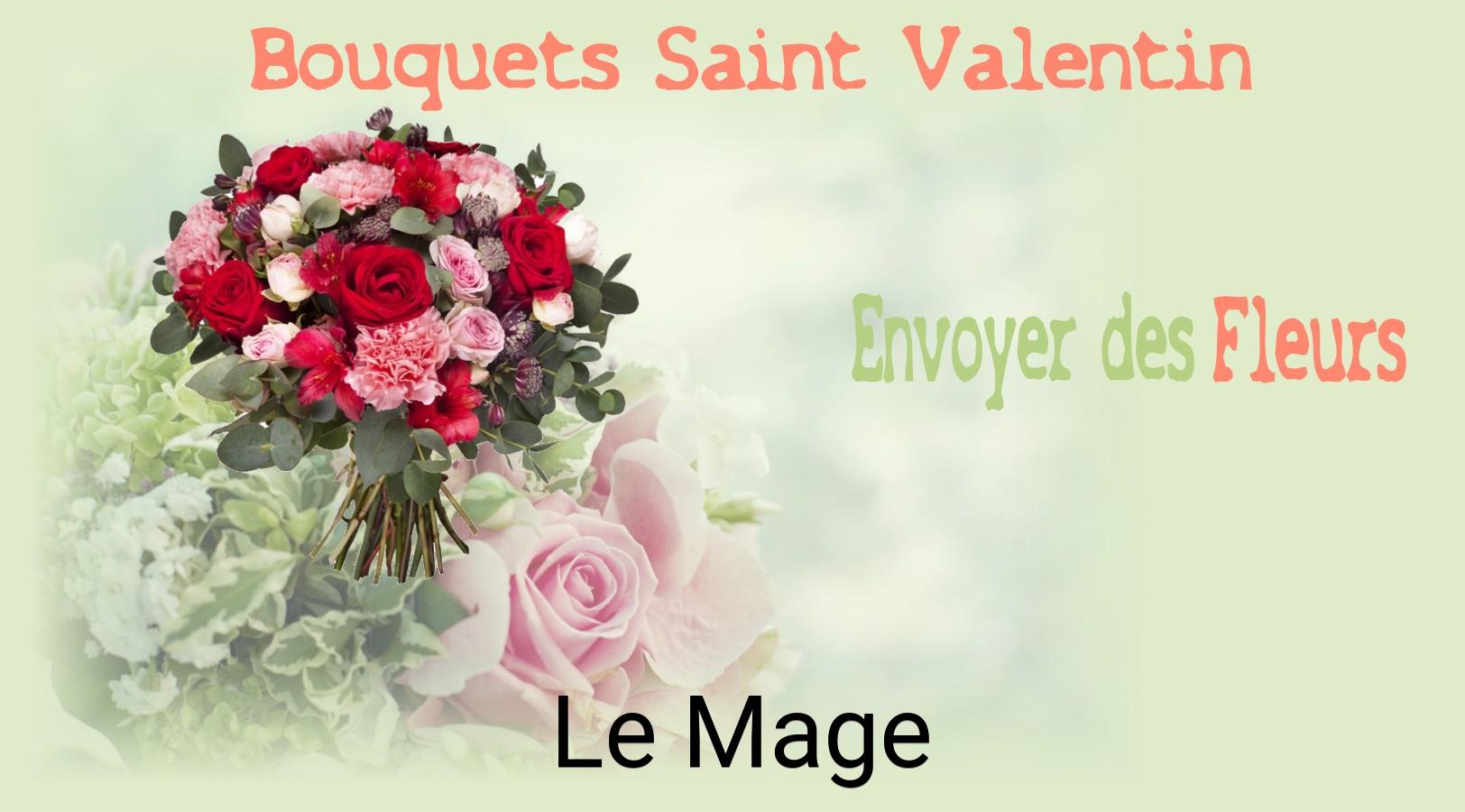Roses de Saint-Valentin livrées à Le Mage